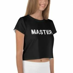 Kinky Cloth BDSM Master Crop Top Tee 7 Kinky Cloth BDSM Master Crop Top Tee