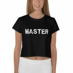 Kinky Cloth BDSM Master Crop Top Tee