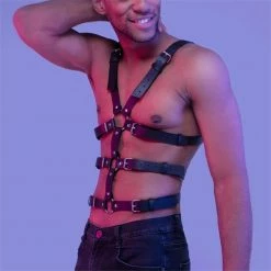 Kinky Cloth Men Full Torso Harness Raves & Festivals