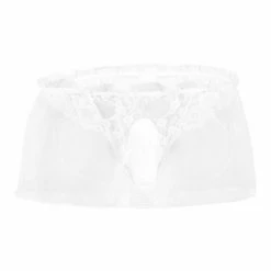 Kinky Cloth Men Lace Organza G-String Bikini