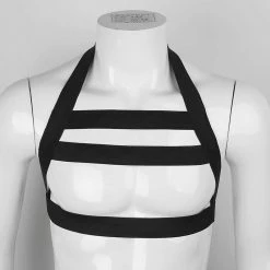 Kinky Cloth Men's Chest Harness Elastic Straps