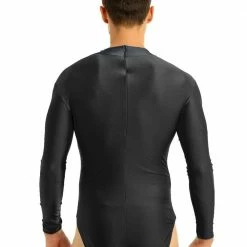 Kinky Cloth Men's Leotard Long Sleeve Bodysuits