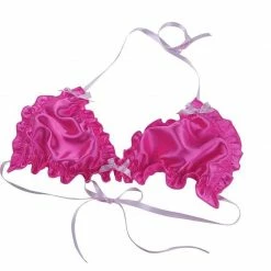 Kinky Cloth Men's Shiny Ruffle Lingerie Set 17 Kinky Cloth Men's Shiny Ruffle Lingerie Set