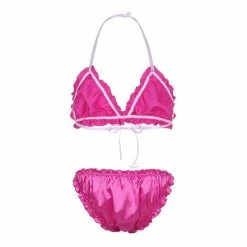 Kinky Cloth Men's Shiny Ruffle Lingerie Set 15 Kinky Cloth Men's Shiny Ruffle Lingerie Set