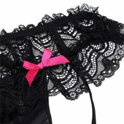Kinky Cloth Sissy Mens Lace Bowknot Jockstrap