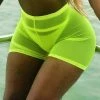 Kinky Cloth Mesh High Waist Shorts