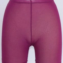 Kinky Cloth Mesh High Waist Shorts