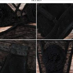 Kinky Cloth BDSM Mesh Lingerie One Piece