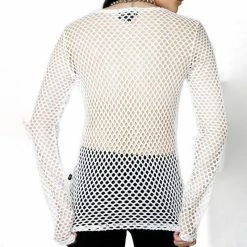 Kinky Cloth Mesh Net Long Sleeve Top Goth