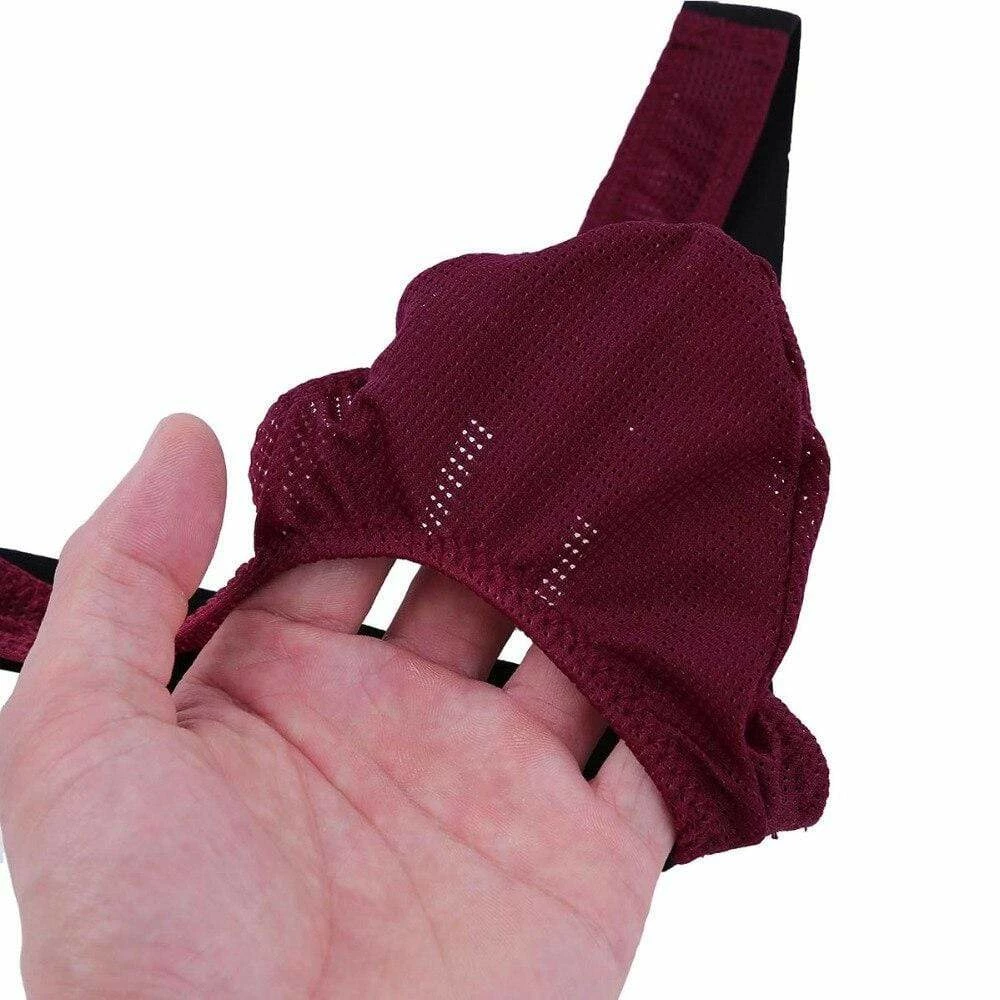 Kinky Cloth Mesh Open Back Jockstrap Bikini 8 Kinky Cloth Mesh Open Back Jockstrap Bikini