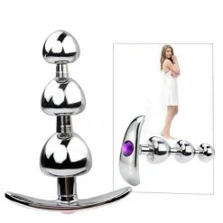 Kinky Cloth Metal Bead Plug