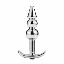 Kinky Cloth Metal Eggplant Plug