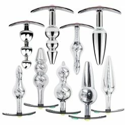 Kinky Cloth Metal Eggplant Plug