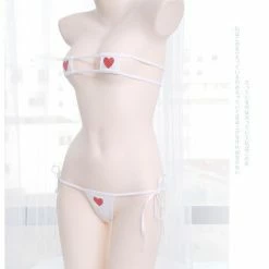 Kinky Cloth Micro Heart Lingerie Set