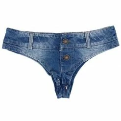 Kinky Cloth Micro Jean Shorts