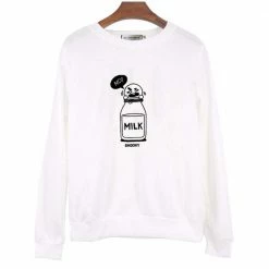 Kinky Cloth Kawaii Milk And Cookies Sweatshirt
