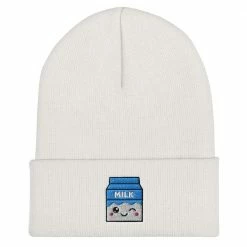 Kinky Cloth Milk Beanie Kawaii
