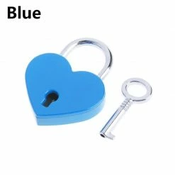 Kinky Cloth Mini Heart Shape Padlock With Key Jewelry