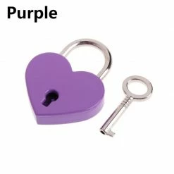 Kinky Cloth Mini Heart Shape Padlock With Key Jewelry