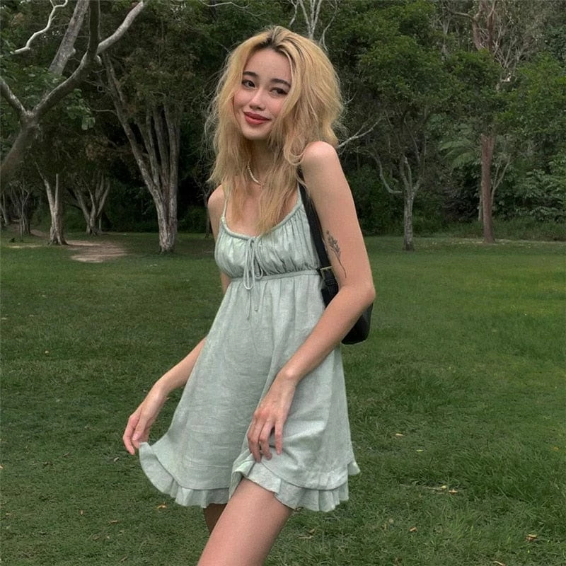 Kinky Cloth Dresses Mint Green Grunge Fairy Sundress 2 Kinky Cloth Dresses Mint Green Grunge Fairy Sundress