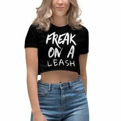 Kinky Cloth Freak On A Leash Crop Top