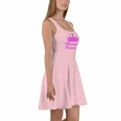 Kinky Cloth Mommy's Princess Pink Skater Dress