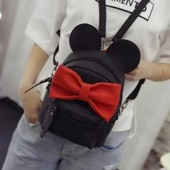Kinky Cloth Mouse Ears Bow Backpack