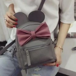 Kinky Cloth Mouse Ears Bow Backpack
