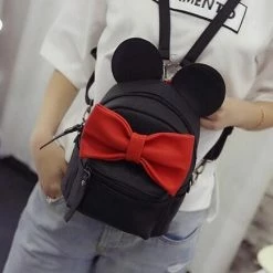 Kinky Cloth Mouse Ears Bow Backpack