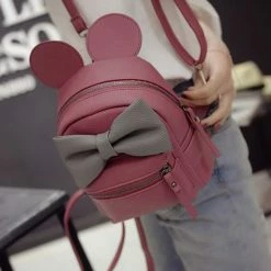 Kinky Cloth Mouse Ears Bow Backpack