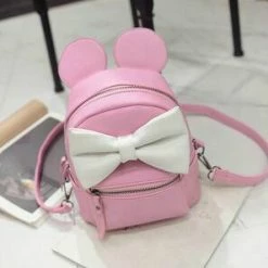 Kinky Cloth Mouse Ears Bow Backpack