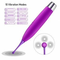 Kinky Cloth Clit Vibrators Multi Tip Clitoris Vibrator 11 Kinky Cloth Clit Vibrators Multi Tip Clitoris Vibrator