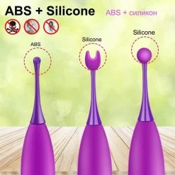 Kinky Cloth Clit Vibrators Multi Tip Clitoris Vibrator 13 Kinky Cloth Clit Vibrators Multi Tip Clitoris Vibrator