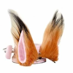 Kinky Cloth Fluffy Anime Ears Hair Clips