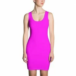 Kinky Cloth Neon Pink Dress Raves & Festivals