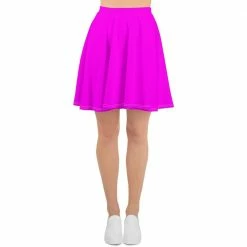 Kinky Cloth Skirts Neon Pink Skater Skirt