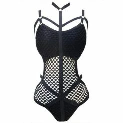 Kinky Cloth BDSM Net Mesh Harness Bodysuit