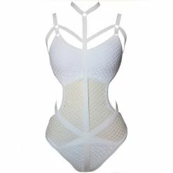 Kinky Cloth BDSM Net Mesh Harness Bodysuit