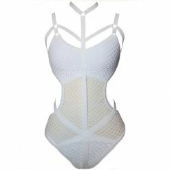 Kinky Cloth BDSM Net Mesh Harness Bodysuit