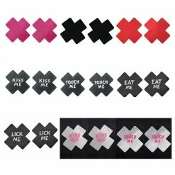 Kinky Cloth Nipple Cover Self Adhesive Stickers