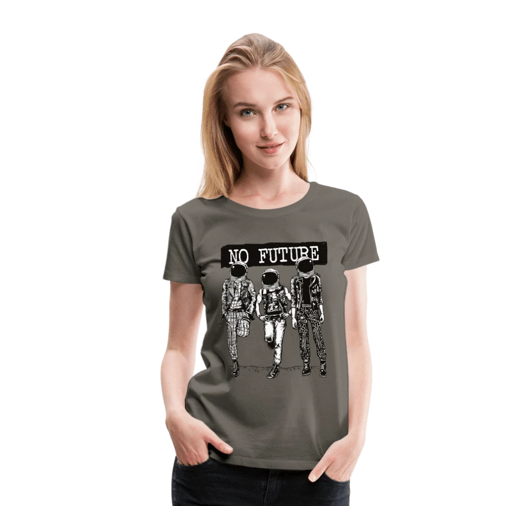 SPOD No Future Astronaut Women’s Premium T-Shirt Goth 12 SPOD No Future Astronaut Women’s Premium T-Shirt Goth