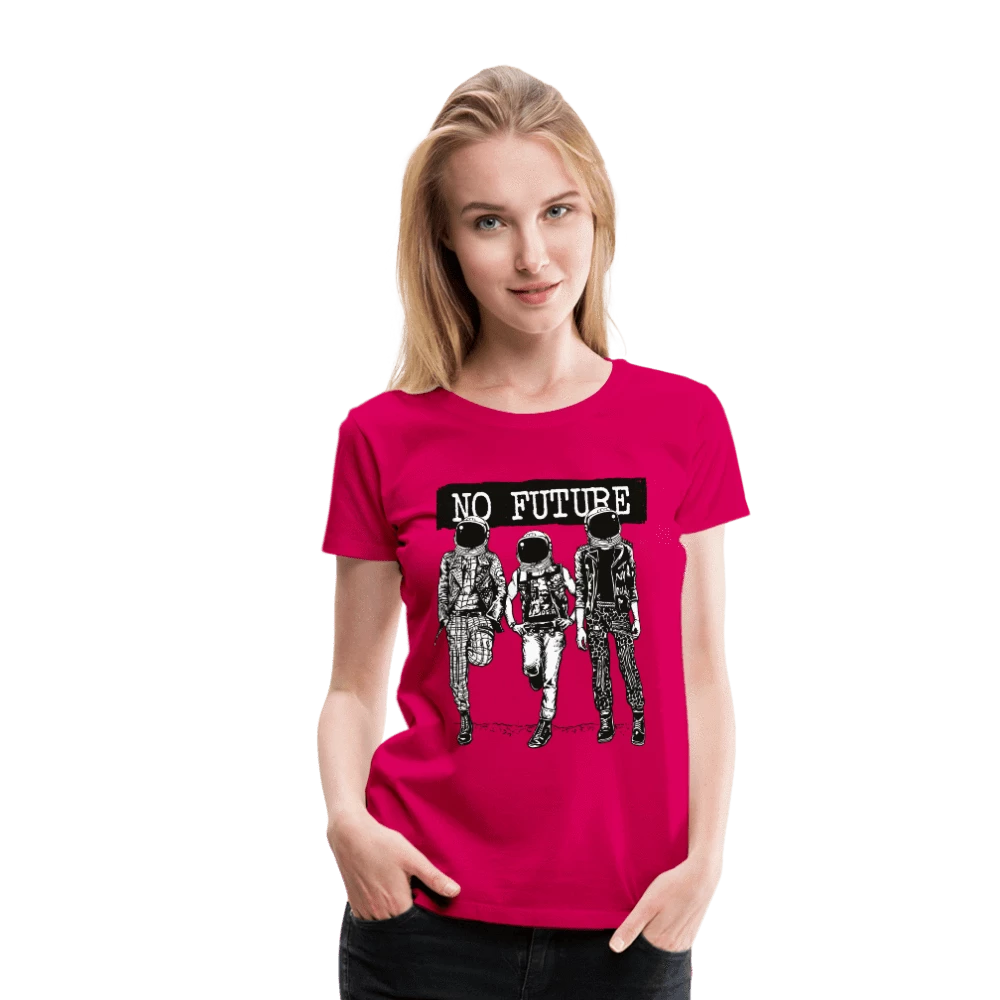 SPOD No Future Astronaut Women’s Premium T-Shirt Goth 5 SPOD No Future Astronaut Women’s Premium T-Shirt Goth