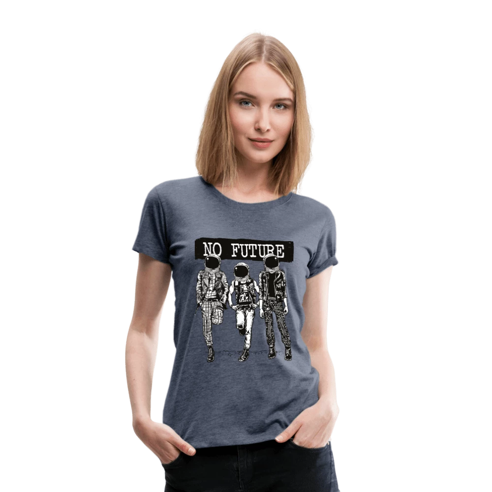 SPOD No Future Astronaut Women’s Premium T-Shirt Goth 7 SPOD No Future Astronaut Women’s Premium T-Shirt Goth