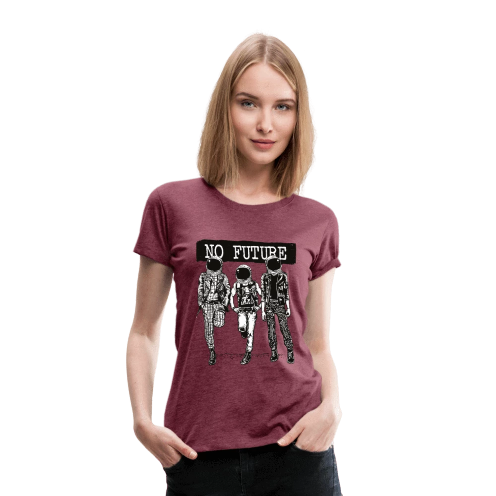 SPOD No Future Astronaut Women’s Premium T-Shirt Goth 6 SPOD No Future Astronaut Women’s Premium T-Shirt Goth