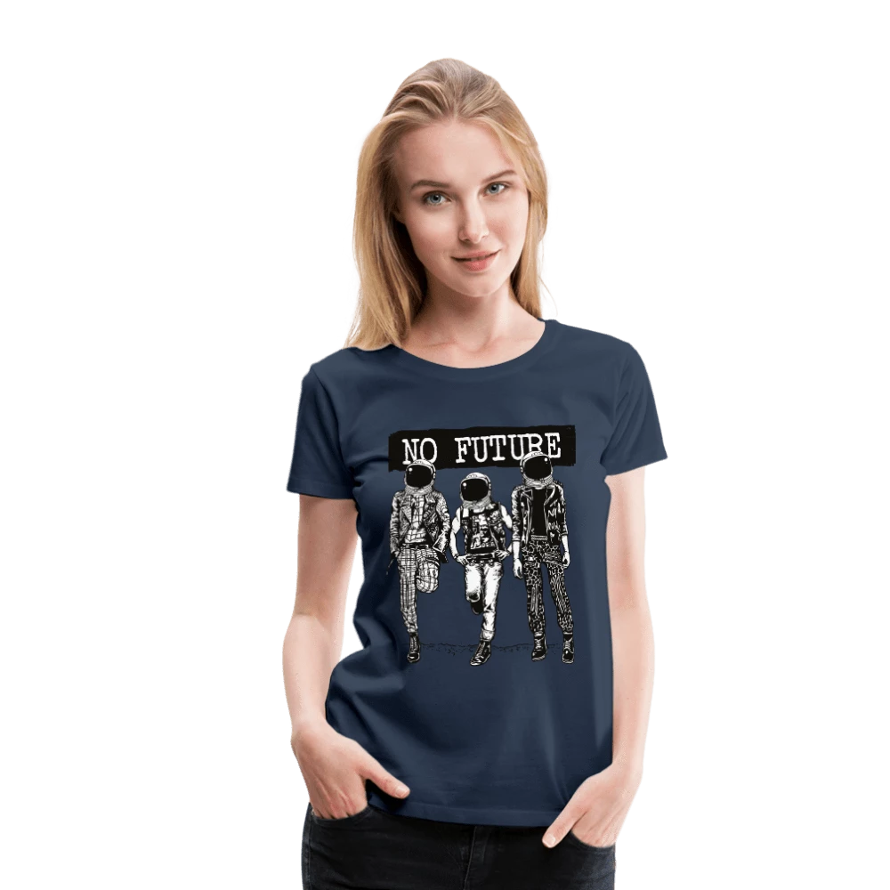 SPOD No Future Astronaut Women’s Premium T-Shirt Goth 13 SPOD No Future Astronaut Women’s Premium T-Shirt Goth