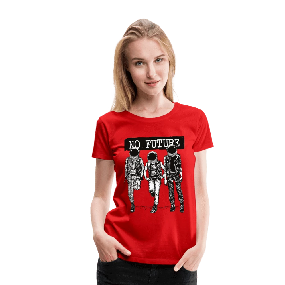 SPOD No Future Astronaut Women’s Premium T-Shirt Goth 14 SPOD No Future Astronaut Women’s Premium T-Shirt Goth