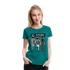 SPOD No Future Astronaut Women’s Premium T-Shirt Goth 17 SPOD No Future Astronaut Women’s Premium T-Shirt Goth