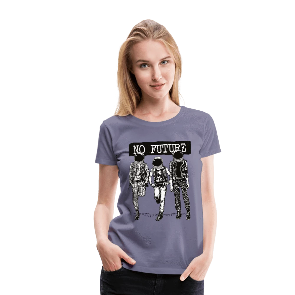 SPOD No Future Astronaut Women’s Premium T-Shirt Goth 9 SPOD No Future Astronaut Women’s Premium T-Shirt Goth
