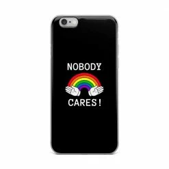 Kinky Cloth Nobody Cares IPhone Case