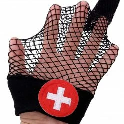 Kinky Cloth Nurse Diamond Net Stockings